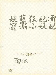 妖孽狂妃:邪君宠溺小妖妃