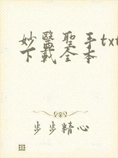 妙医圣手txt下载全本