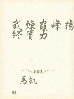 武炼巅峰杨开最终实力