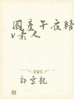 国产午夜精品av素人