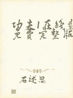 功夫1在线观看免费完整版国语