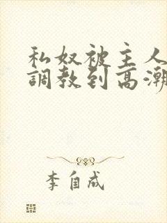 私奴被主人玩弄调教到高潮小说