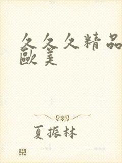 久久久精品国产欧美