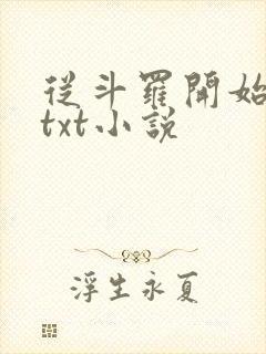 从斗罗开始打卡txt小说封面