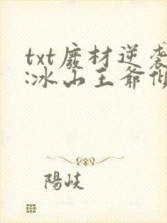 txt废材逆袭:冰山王爷倾城妃