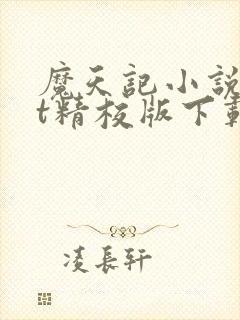 魔天记小说txt精校版下载