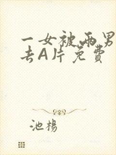 一女被两男桶进去A片免费