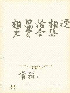 相思恰相逢短剧免费全集