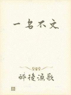 一名不文