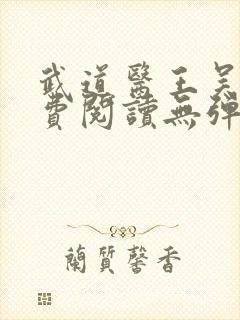 武道医王吴东免费阅读无弹窗封面