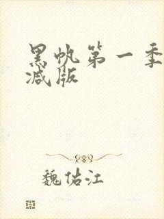 黑帆第一季未删减版