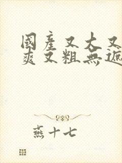 国产又大又长又爽又粗无遮挡封面