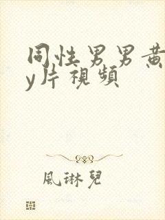 同性男男黄gay片视频