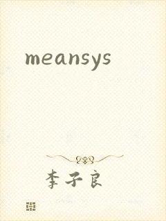 meansys封面
