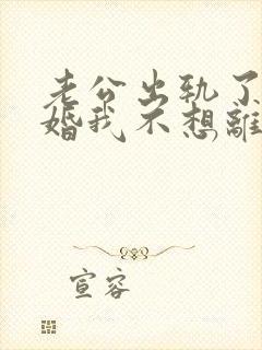 老公出轨了要离婚我不想离婚怎么办封面