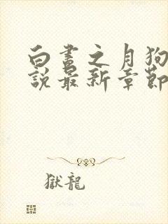 白昼之月狗子小说最新章节免费阅读