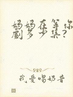 妈妈在等你电视剧多少集?