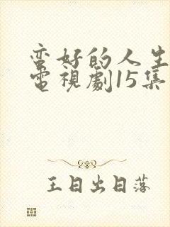 蛮好的人生观看电视剧15集完整版