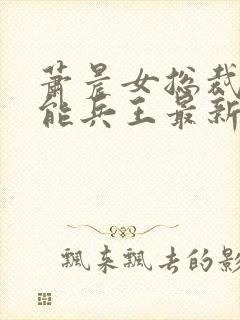 萧晨女总裁的全能兵王最新更新 小说