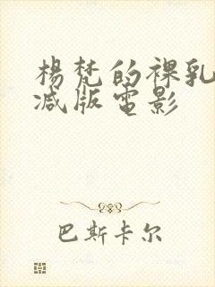 杨梵的裸乳无删减版电影封面