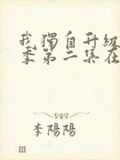 我独自升级第二季第二集在线观看封面