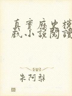 真实历史模拟游戏小说阅读