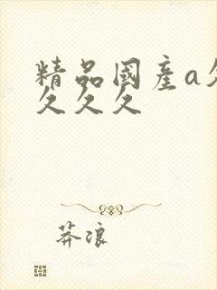 精品国产a久久久久久封面