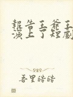 报告王爷王妃又演上了短剧免费观看封面