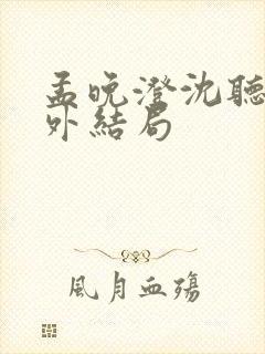 孟晚澄沈听澜番外结局