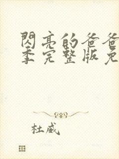 闪亮的爸爸第一季完整版免费观看