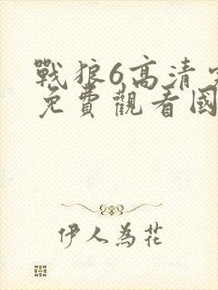 战狼6高清完整免费观看国语