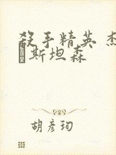 杀手精英 杰森·斯坦森封面