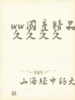ww国产精品久久久久久