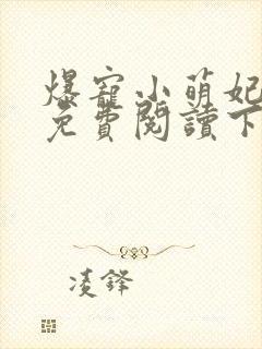 爆宠小萌妃漫画免费阅读下拉式