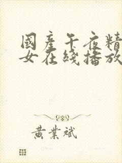 国产午夜精品美女在线播放