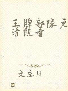 王牌部队免费高清观看