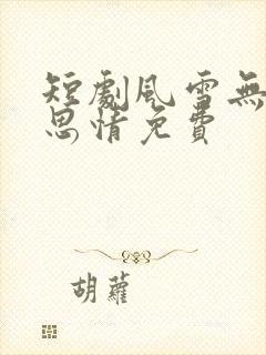 短剧风雪无尽相思情免费