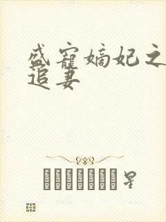 盛宠嫡妃之世子追妻