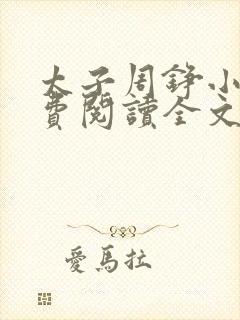 太子周铮小说免费阅读全文无弹窗