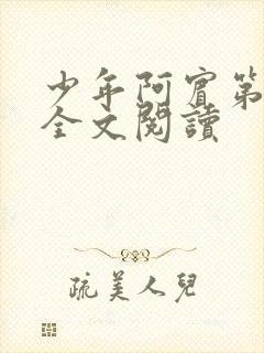 少年阿宾第一章全文阅读