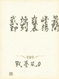 武炼巅峰最新章节列表杨开