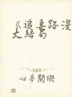 《追妻路漫漫》大结局