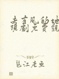 去有风的地方电视剧免费观看全集高清封面