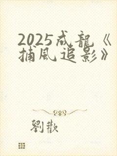 2025成龙《捕风追影》国语免费