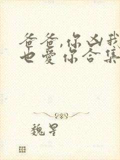 爸爸,你凶我我也爱你合集封面