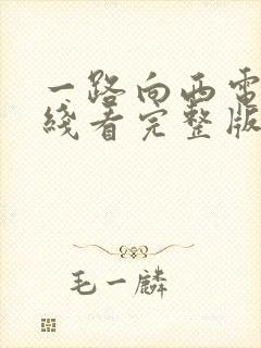 一路向西电影在线看完整版