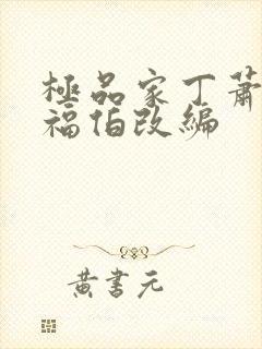 极品家丁萧夫人福伯改编封面