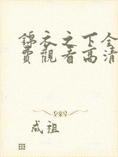 锦衣之下全集免费观看高清封面