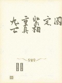 九重紫定国公死亡真相