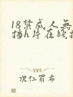 18禁成人无遮挡h片在线播放